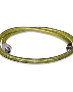 Gas hose w/connector plug ND12-2000 SST 1/2"fm w/plastic coa